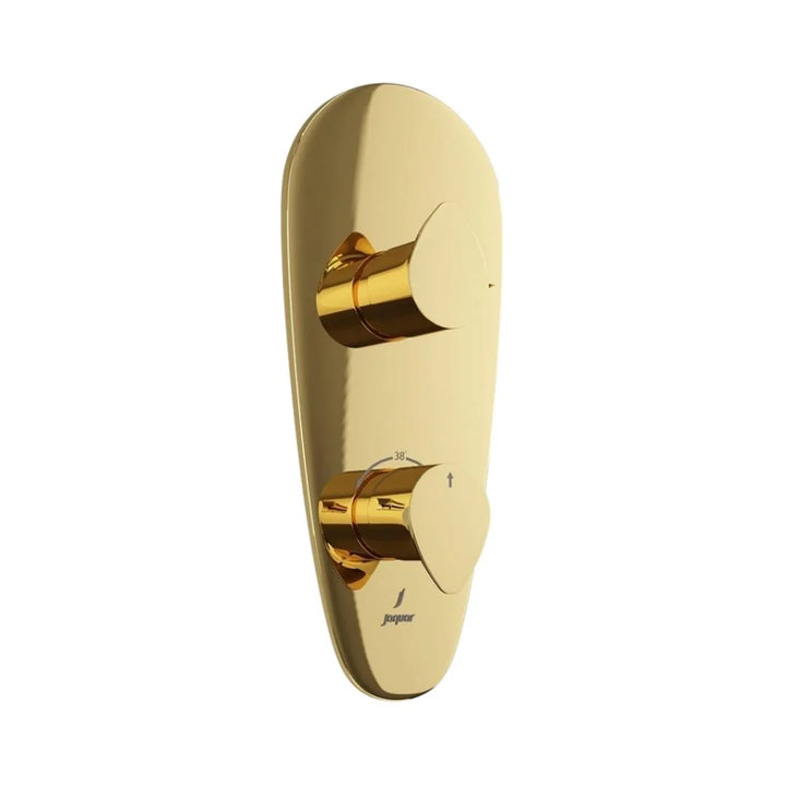 Jaquar 1 Way Thermostatic Diverter Vignette Prime VGP-GLD-81661 Normal Flow - Full Gold Finish