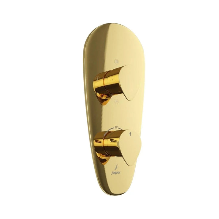 Jaquar 3 Way Thermostatic Diverter Vignette Prime VGP-GLD-81683 Normal Flow - Full Gold Finish
