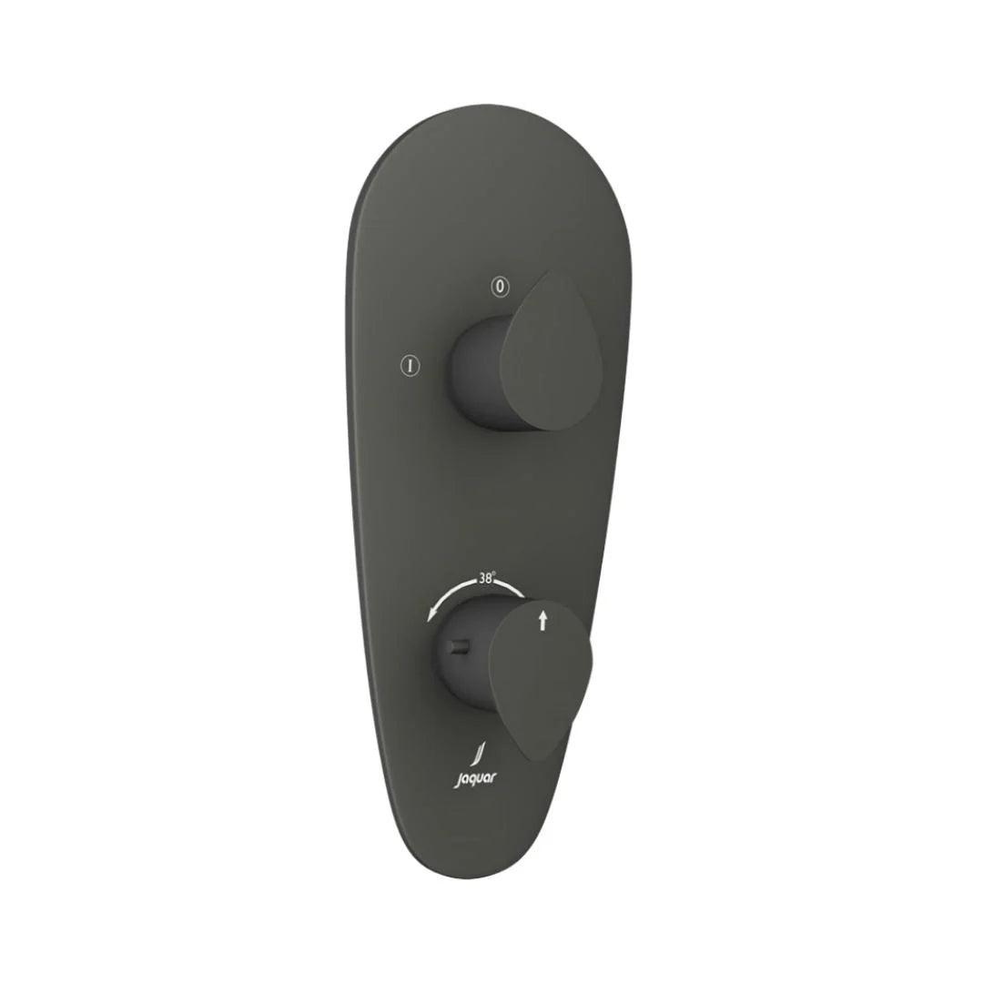 Jaquar 2 Way Thermostatic Diverter Vignette Prime VGP-GRF-81681 Normal Flow - Graphite Finish