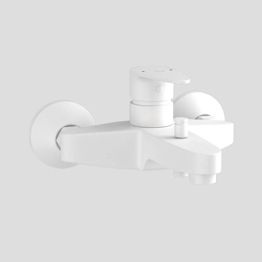 Jaquar 2 Way Wall Mixer Vignette Prime VGP-WHM-81119 Normal Flow - White Matt Finish