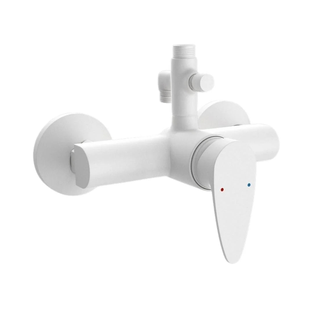 Jaquar 2 Way Wall Mixer Vignette Prime VGP-WHM-81145 Normal Flow - White Matt Finish