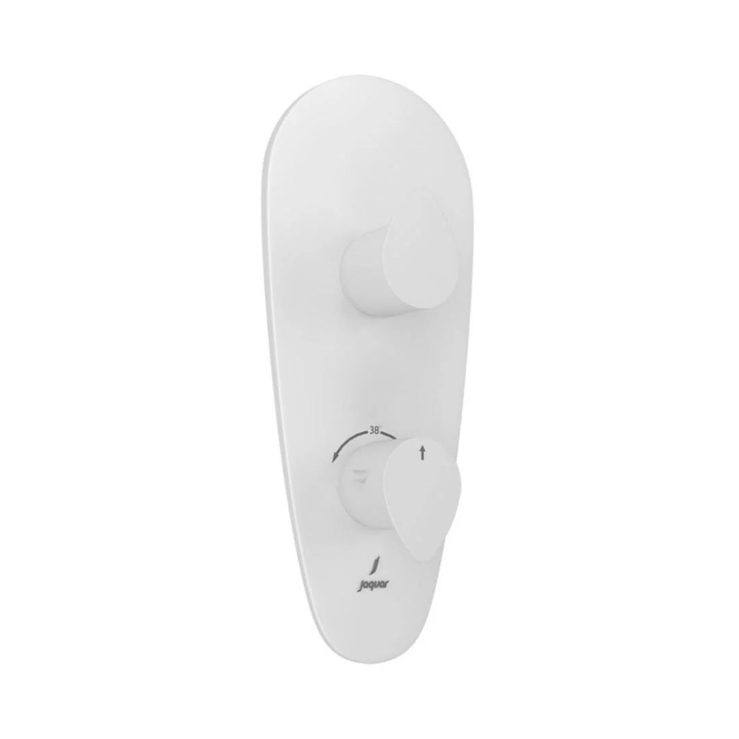 Jaquar 1 Way Thermostatic Diverter Vignette Prime VGP-WHM-81661 Normal Flow - White Matt Finish